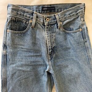 Levis Jeans Womens 23 Blue Made & Crafted Column Pant Light Wash Denim 23x30